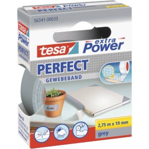 Tesa platnena traka vodootporna siva 2,75 m x 19 mm 56341-00033-03
